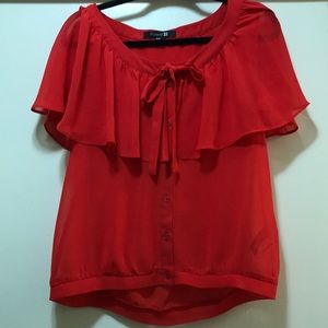 Forever 21 Red Blouse
